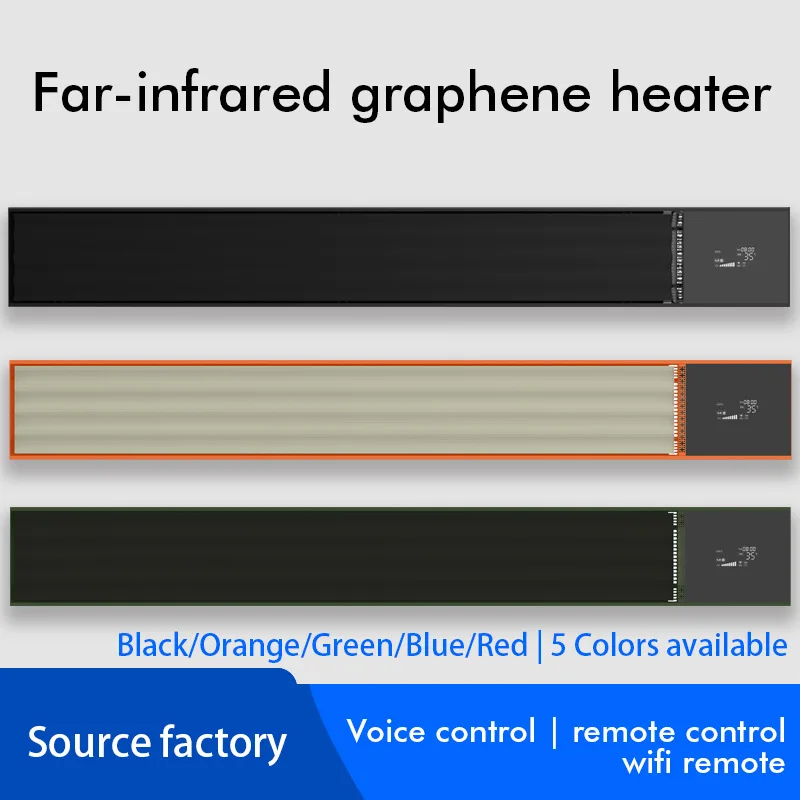 

Нагреватель Далекий инфракрасный графеновый электрический обогреватель Быстрый нагрев Интеллектуальный голосовой настенный бытовой коммерческий обогреватель