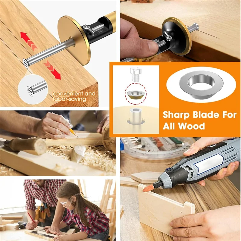 HRBAJ-jauge de marquage de roue réglable 0-12Cm pour le travail du bois, outil d'écriture pour lignes parallèles, menuiserie de Joints en queue d'aronde