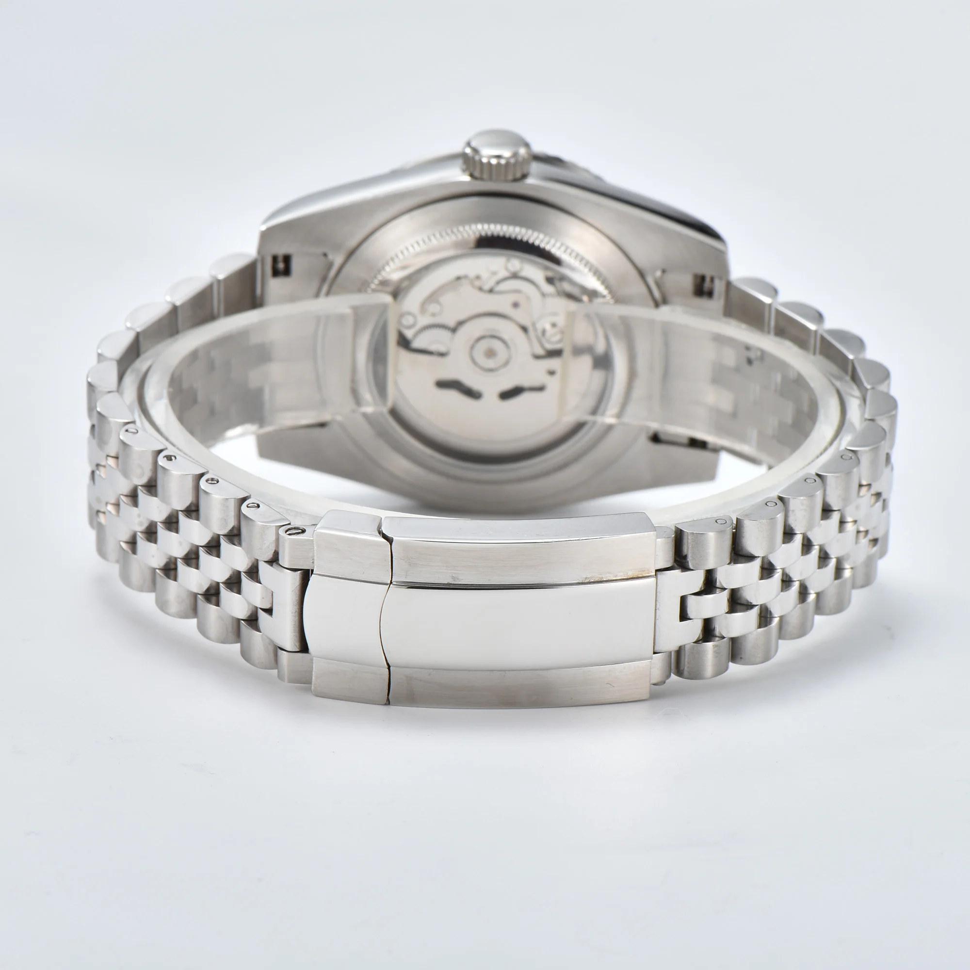 Caixa de relógio nh35 36mm/39mm 904l aço inoxidável para datejust oyster nh35 nh38 nh36 movimento vidro safira 28.5mm peça de mostrador