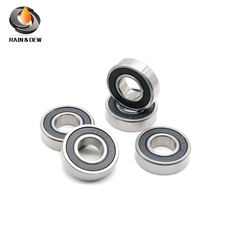 R8RS Bearing 12.7x28.575x7.938mm ABEC-7 ( 10 PCS ) Inch Size Miniature R8 2RS Ball Bearings