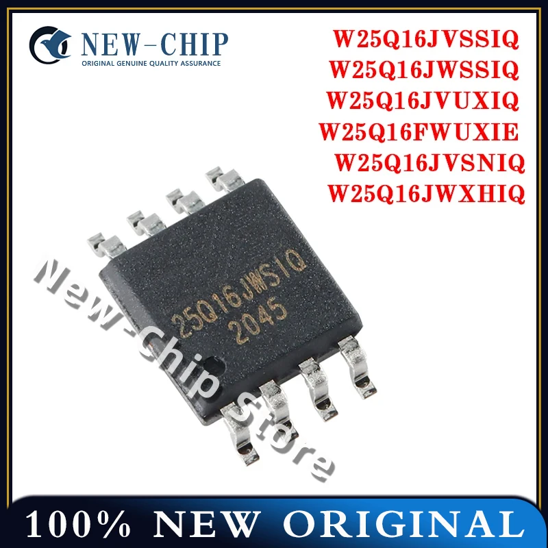 

5PCS/LOT W25Q16JVSSIQ W25Q16JWSSIQ W25Q16JVUXIQ W25Q16FWUXIE W25Q16JVSNIQ W25Q16JWXHIQ 16Mbit SOP-8 DFN-8 SON-8 New Original
