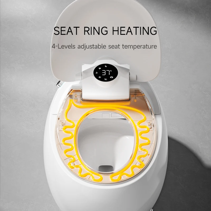 Picture 6: Innovative Smart Toilet with Stylish Advanced Seat Heating Function Unique User-Friendly Guaranteed Quality Floor Mounted Bowl