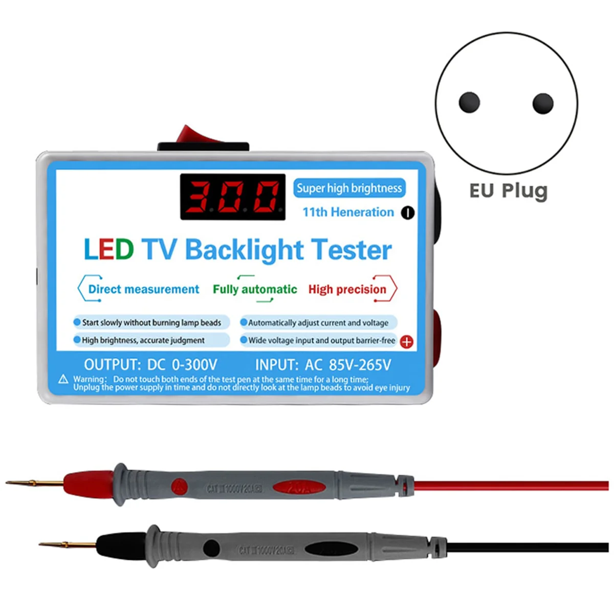 KZQ-fMultipurpose LED TV Backlight Tester LED Strips Beads Test Tool TV Repair Equipment for LED Backlight Tester-EU
