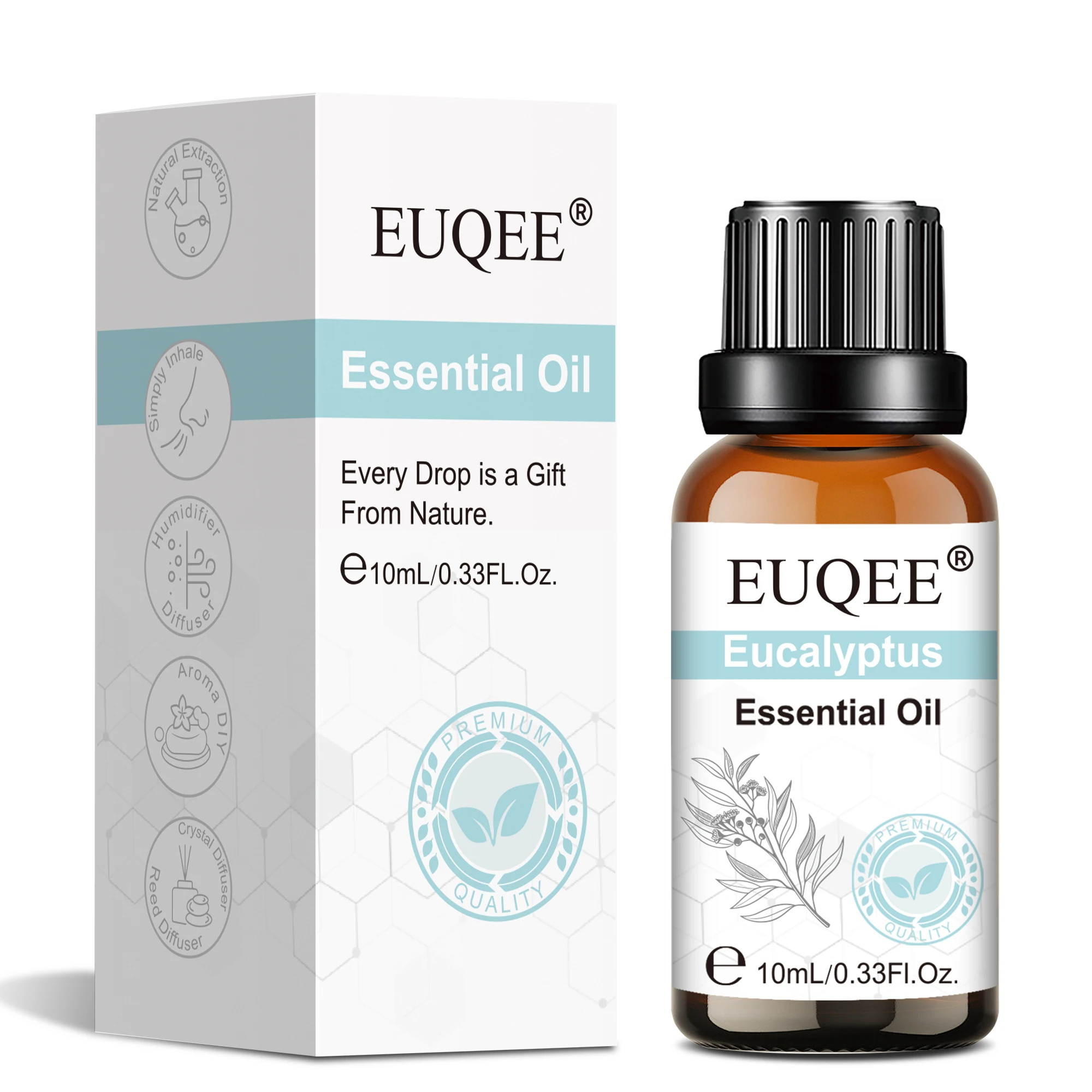 EUQEE Olio Essenziale Puro 10m - Home Fragrance Eucalyptus recensione e prezzo