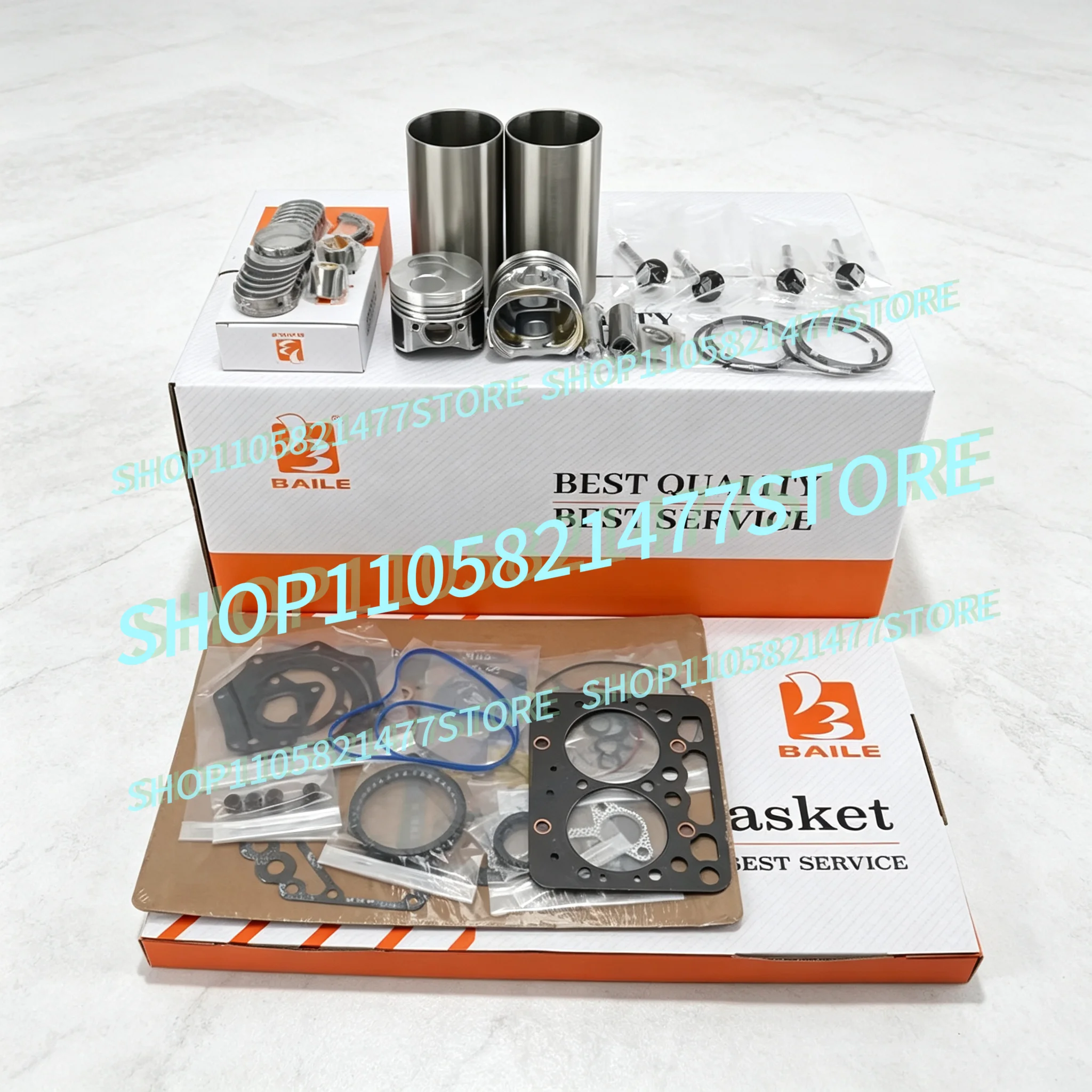 For Z482 Z482-O Overhaul Rebuild Kit Piston Ring Cylinder Liner Full Gasket Set Engine Parts 16851-21114 67*1.5HK+1.5+3mm