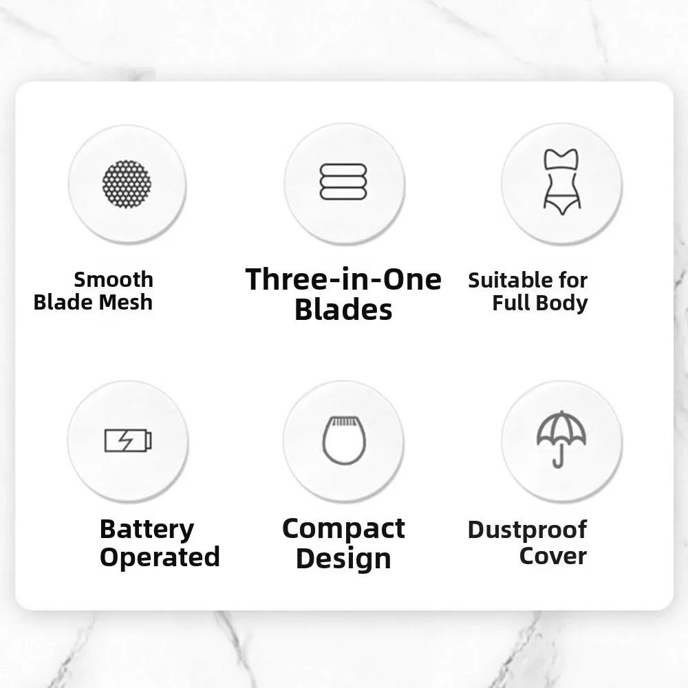 

Безболезненная машина для удаления волос, безопасный водонепроницаемый безболезненный эпилятор без черных точек, портативная электробритва для всего тела