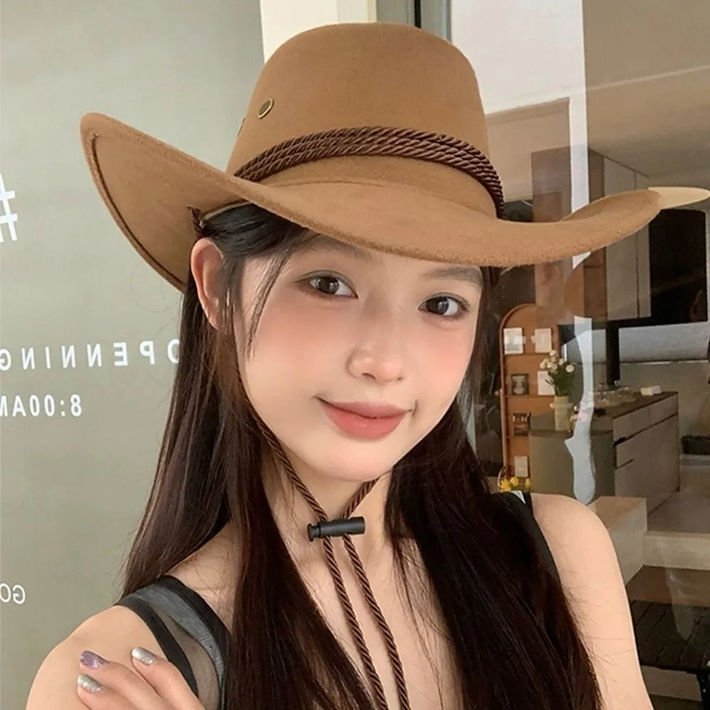 بسيطة واسعة حافة قبعات رعاة البقر الغربية قبعة الشاطئ قبعة التسلق الصيف قبعة الشمس قبعة الحماية من الشمس فارس قبعة واقية من الشمس قبعة عطلة