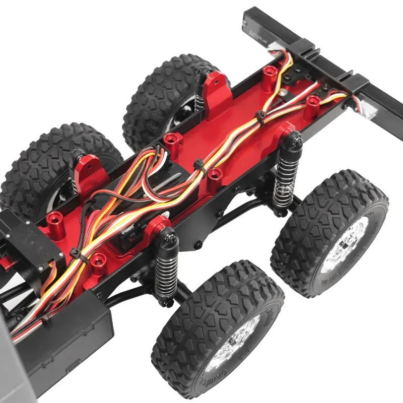 

AINY-For 1/18 C8823 Unimog 6-Wheel Off-Road Car Metal Tail Rear Compartment Kit Upgraded