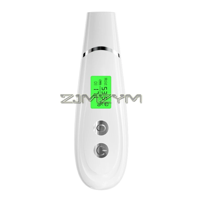 เครื่องวิเคราะห์ปริมาณน้ำมันผิวความแม่นยำดิจิตอล LCD เครื่องตรวจจับผิว penguji kelembapan เครื่องมือดูแลผิวหน้าสำหรับสปาความงาม
