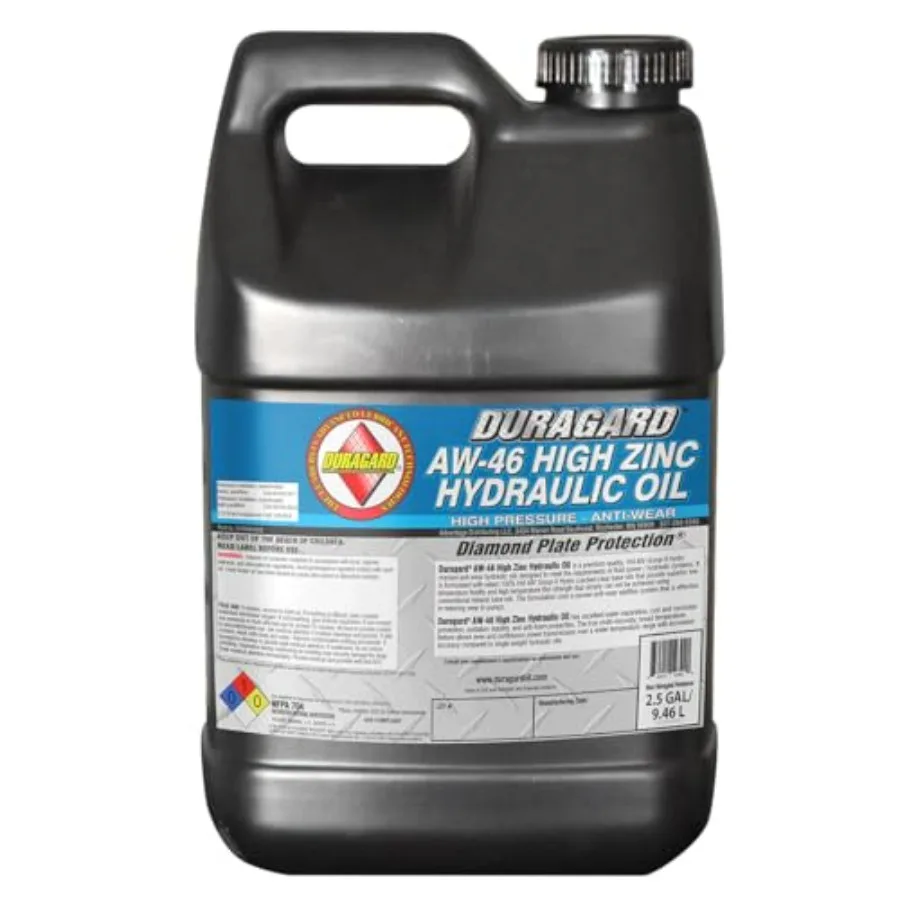 

AW46 Premium High Zinc HVI Hydraulic Oil - 2.5 Gallon Jug (DTE 25, TELLUS S2 MX 46, Rando HD 46 Replacement)