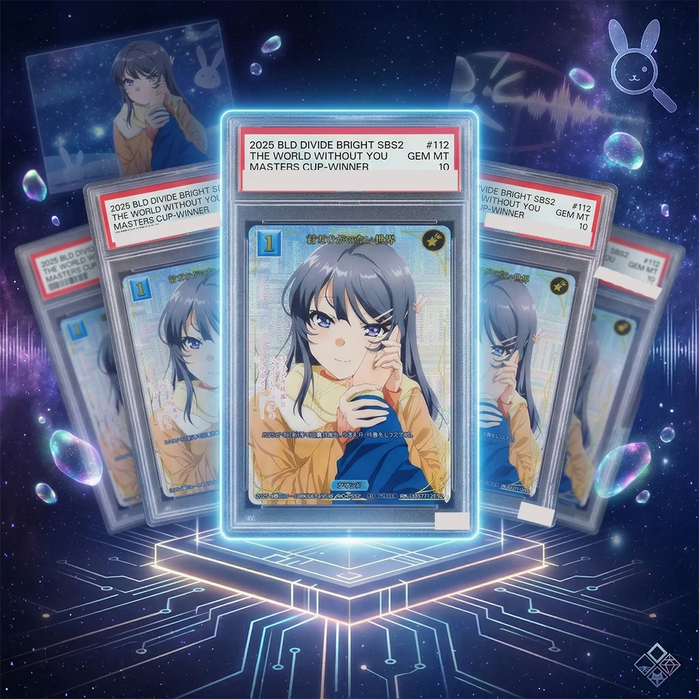 build-divide-bright-rascal-does-not-dream-mai-sakurajima-graded-collection-card-the-world-without-you-gem-mt10-foil-card-gifts
