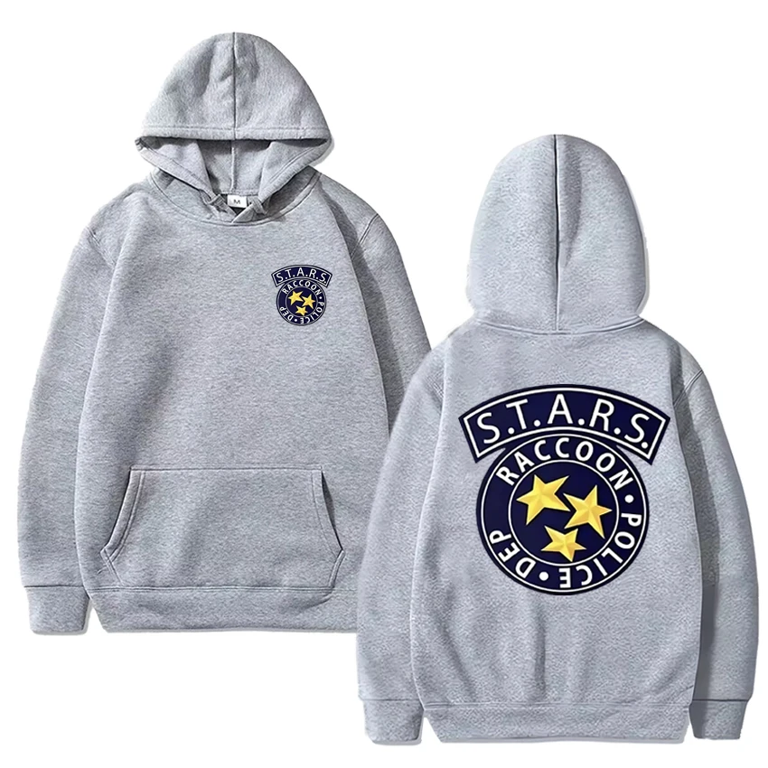 New in Limited Resident Evil Graphic Hoodie Men Women Harajuku fashion Y2k Sweatshirt Unisex Casual Fleece Long sleeve pullovers