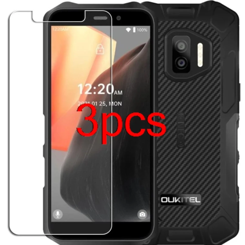 

3PCS For Oukitel WP12 Pro Clear Tempered Glass Protective ON Ouk WP12Pro 5.5Inch Screen Protector Smart Phone Cover Film Guard