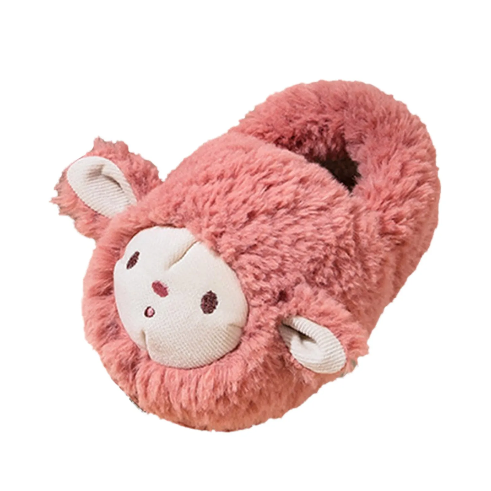 شباشب بناتي عصرية وشباشب شتوية للأولاد والبنات شباشب مسطحة ناعمة مريحة ودافئة لطيفة على شكل رسوم كرتونية للأطفال الصغار مقاس 9