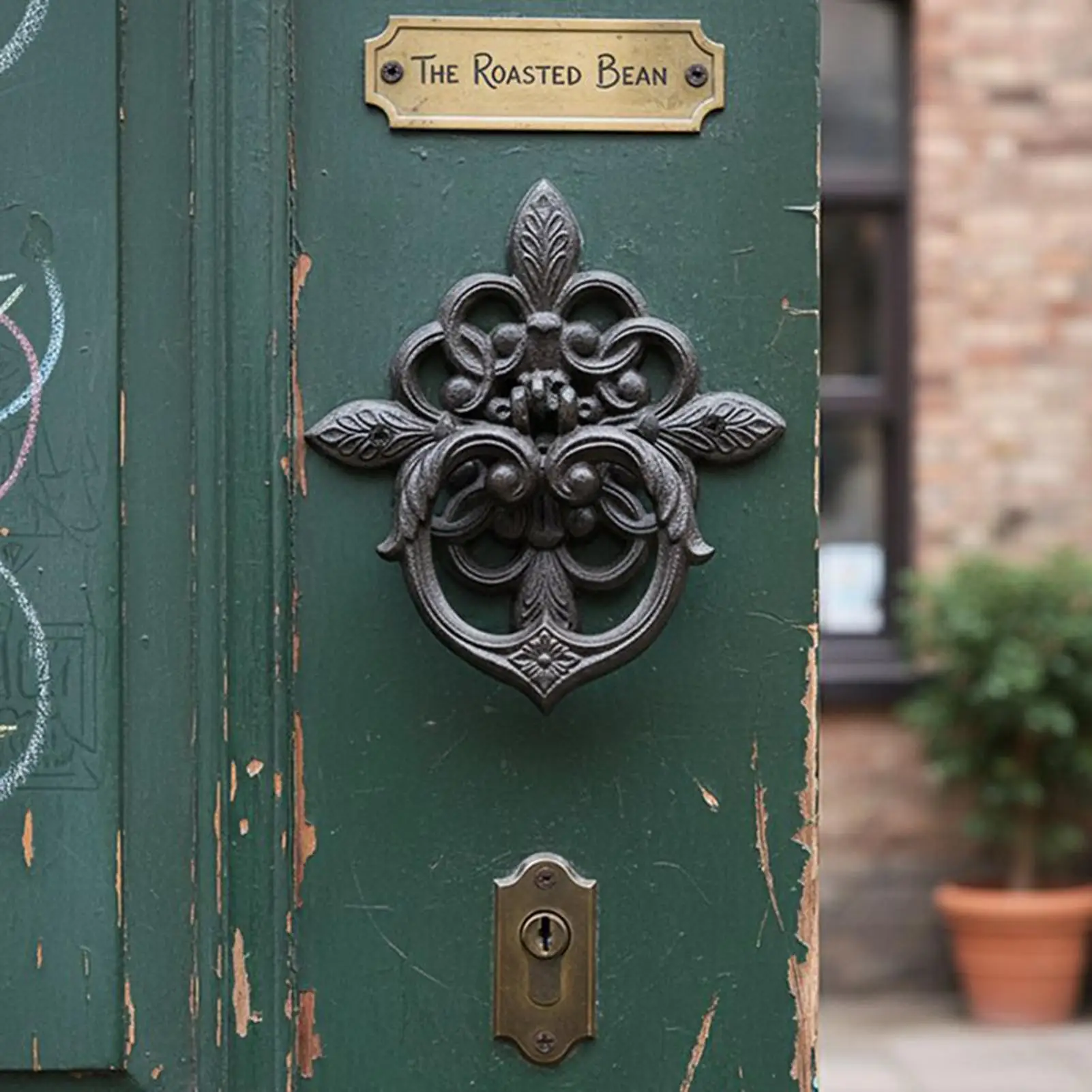 

Door Handle Retro Decorative Antique Finish Courtyard Door Handle for Home Dormitory Hotel Restaurant Apartment Businesses