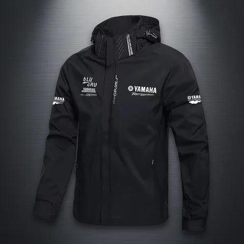 Yamaha 2025 Spring/Summer Outdoor Jacket - Men's and Women's Racing Windproof and Waterproof Three-in-One Hat - Detachable Coat