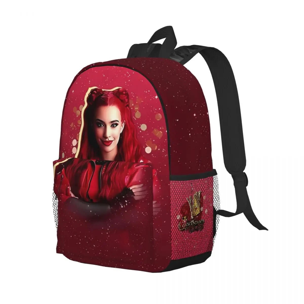 Descendants 4 The Rise Of Red-Kylie Cantrall_90590427 Backpacks Boys Girls Bookbag Children School Bags Cartoon Shoulder Bag