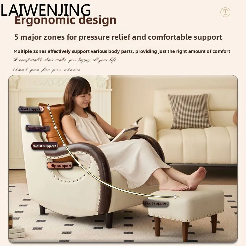 SGF Lazy Sofa Recliner Comfortable Single Sofa Rocking Chair