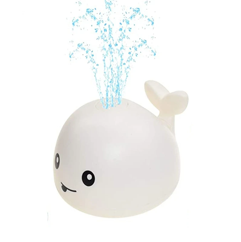 Water Sprinkler Baby Shower Bath Toy Water for Play Light Up Whale Toy Swimming Pool Toy Funny Gift for Boys Girls