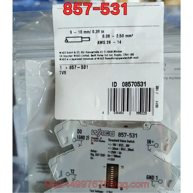 

Brand new 857-531 PLC module Prices can be negotiated