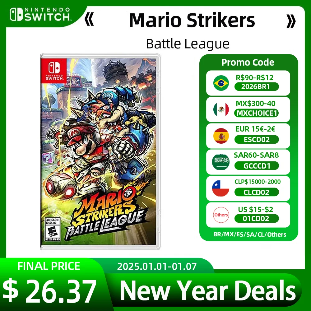 LIE Nintendo Switch Game Mario Strikers Battle League Support TV Tabletop