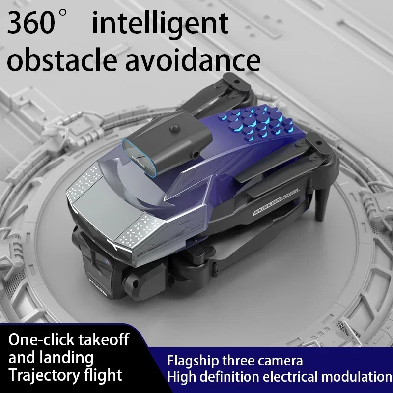 MHD Optical Flow ตําแหน่งมอเตอร์ไร้แปรง 90 องศาหลีกเลี่ยงอุปสรรค H3 Drone One Key Takeoff Landing พับของเล่นกลางแจ้ง