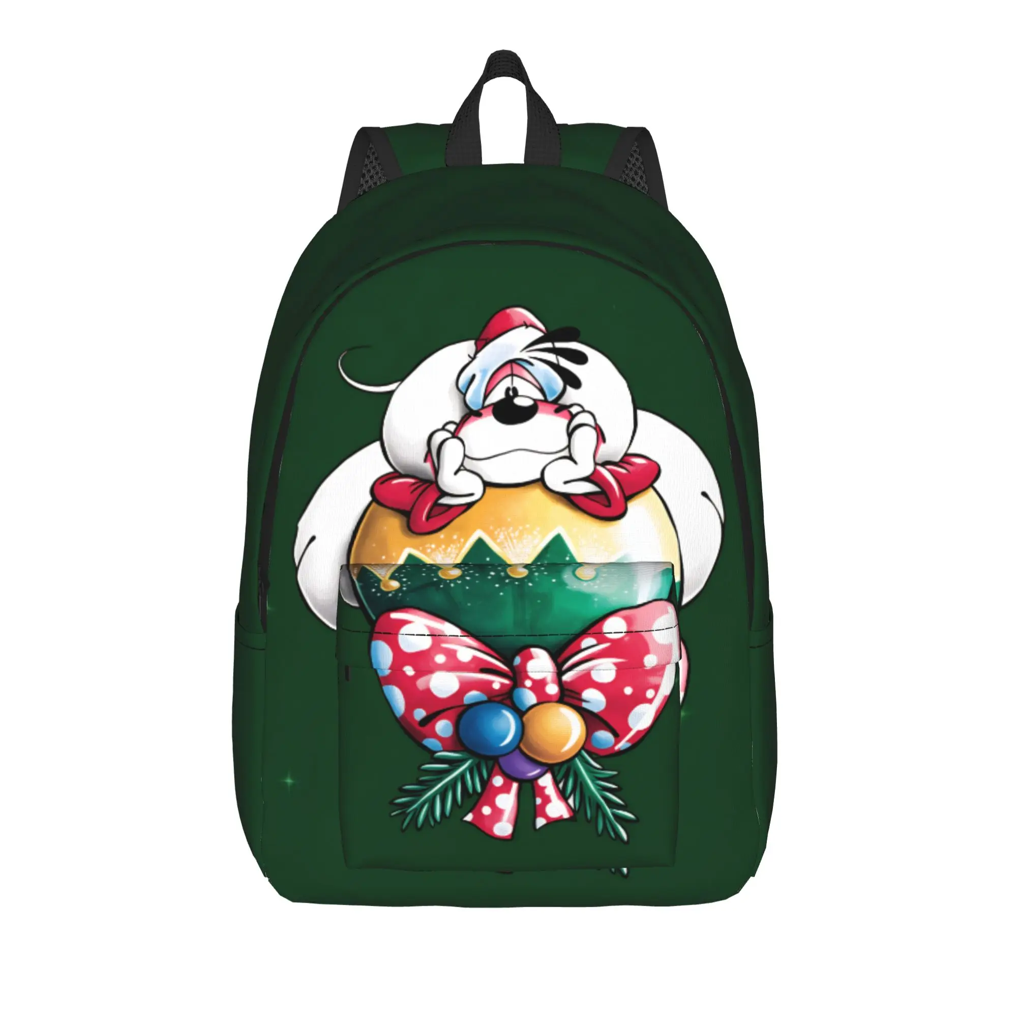 Diddl Cartoon Sleep  Backpack  Men Polyester Workout Backpacks Big Cool High School Bags Rucksack