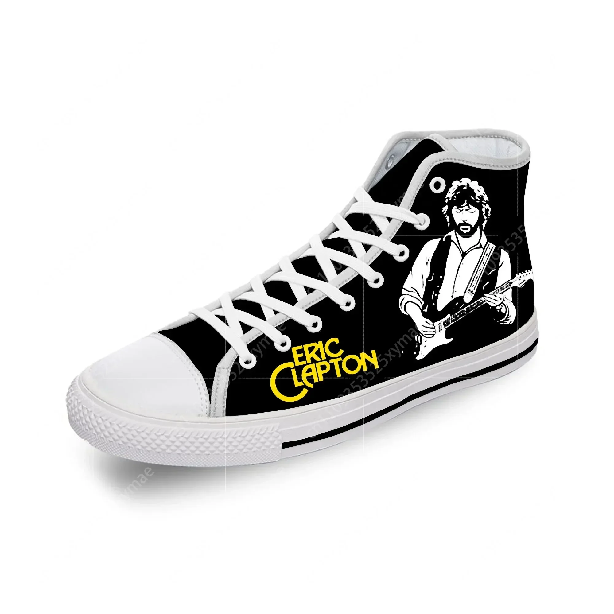 

Кроссовки Eric Clapton High Top для мужчин, женщин и подростков, повседневная обувь, кроссовки из ткани, дышащая легкая обувь с 3D-принтом, белая обувь