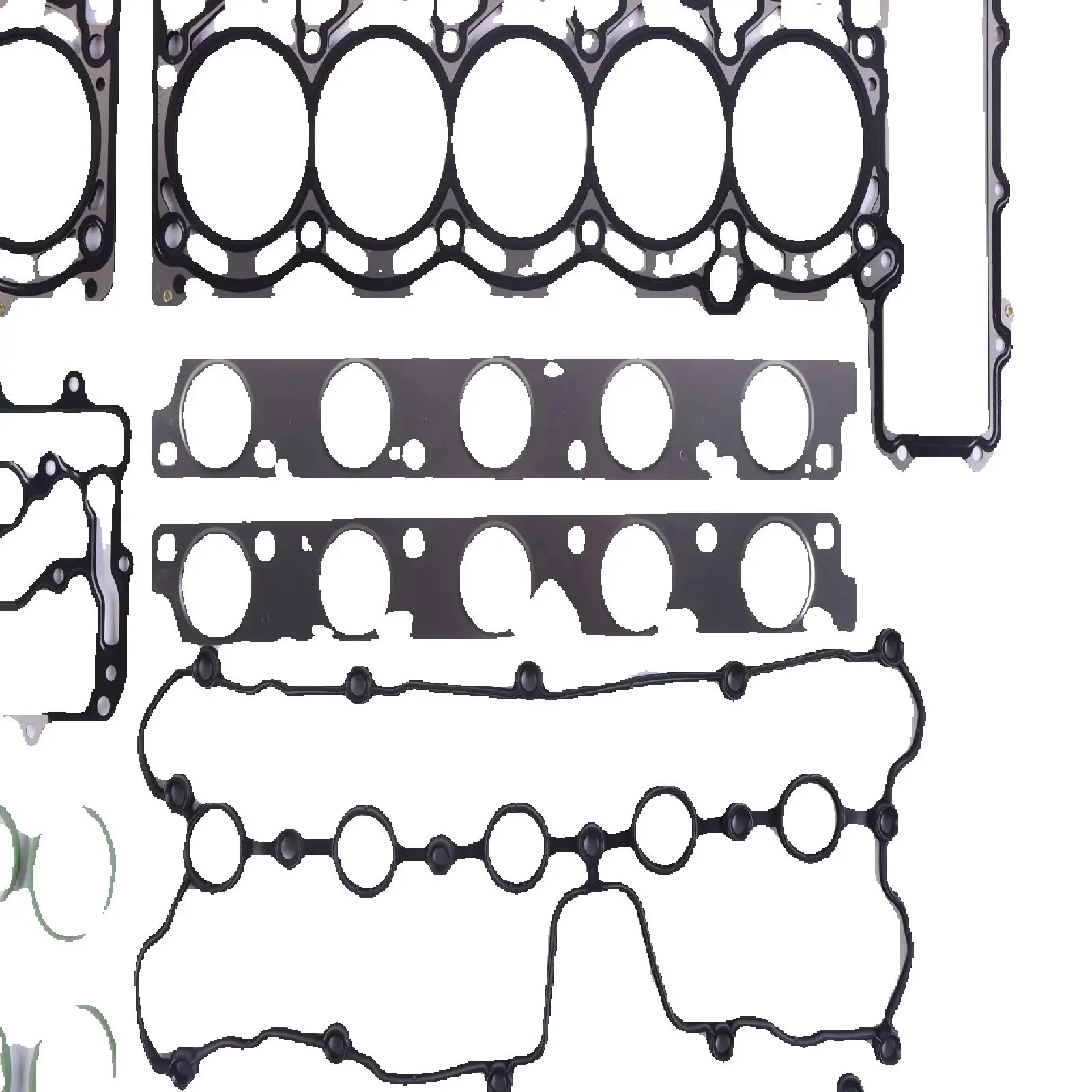 

Прокладки цилиндра, комплект для капитального ремонта уплотнений для Audi R8 2009-2022 OE 07L103383AH, верхний конец двигателя