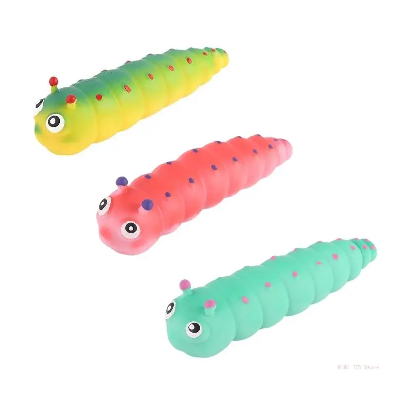 Fidgets Slug Toy, 3D Articulado Stretch Caterpillars Pet Sensory Hand Toy, Party Favor Brinquedo Flexível Colorido