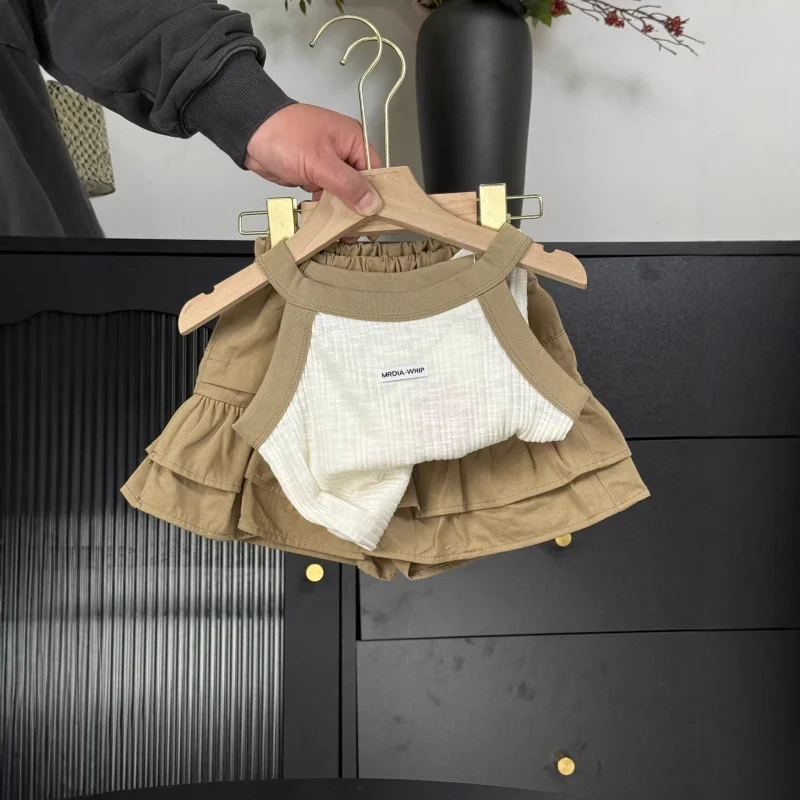 

Girls' summer two-piece outfit3-8Children's clothing dropshipping