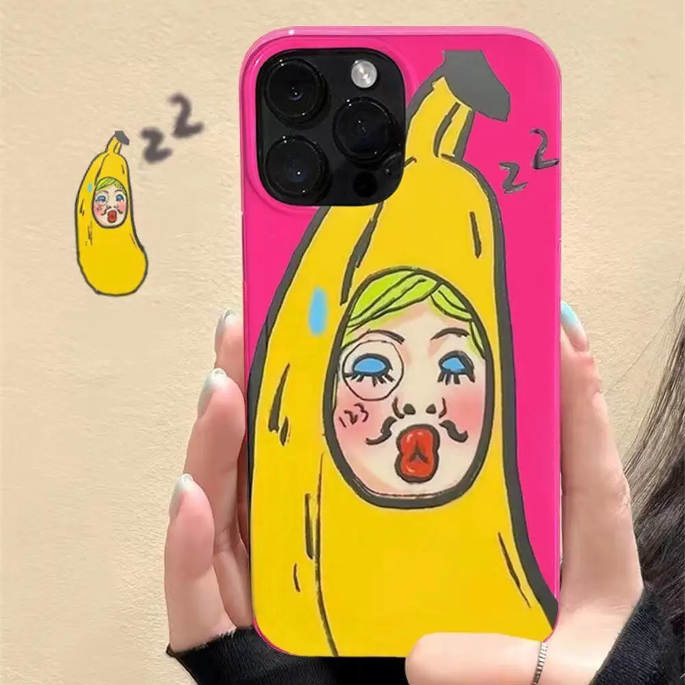 SEIRASSIM cartoon girl funny phone case for iphone 15 pro max 14 plus 13 11 12 silicone cover for iphone xr xs x 7 8 se3 se2020