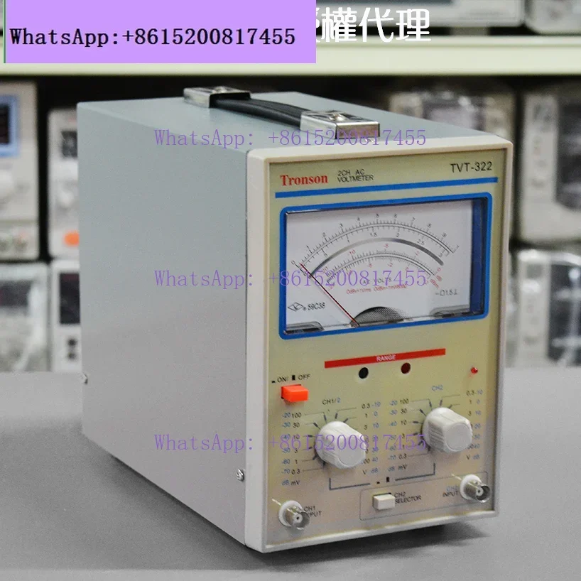Double needle millivolt, AC millivolt meter 300UV-100V voltmeter, dual channel