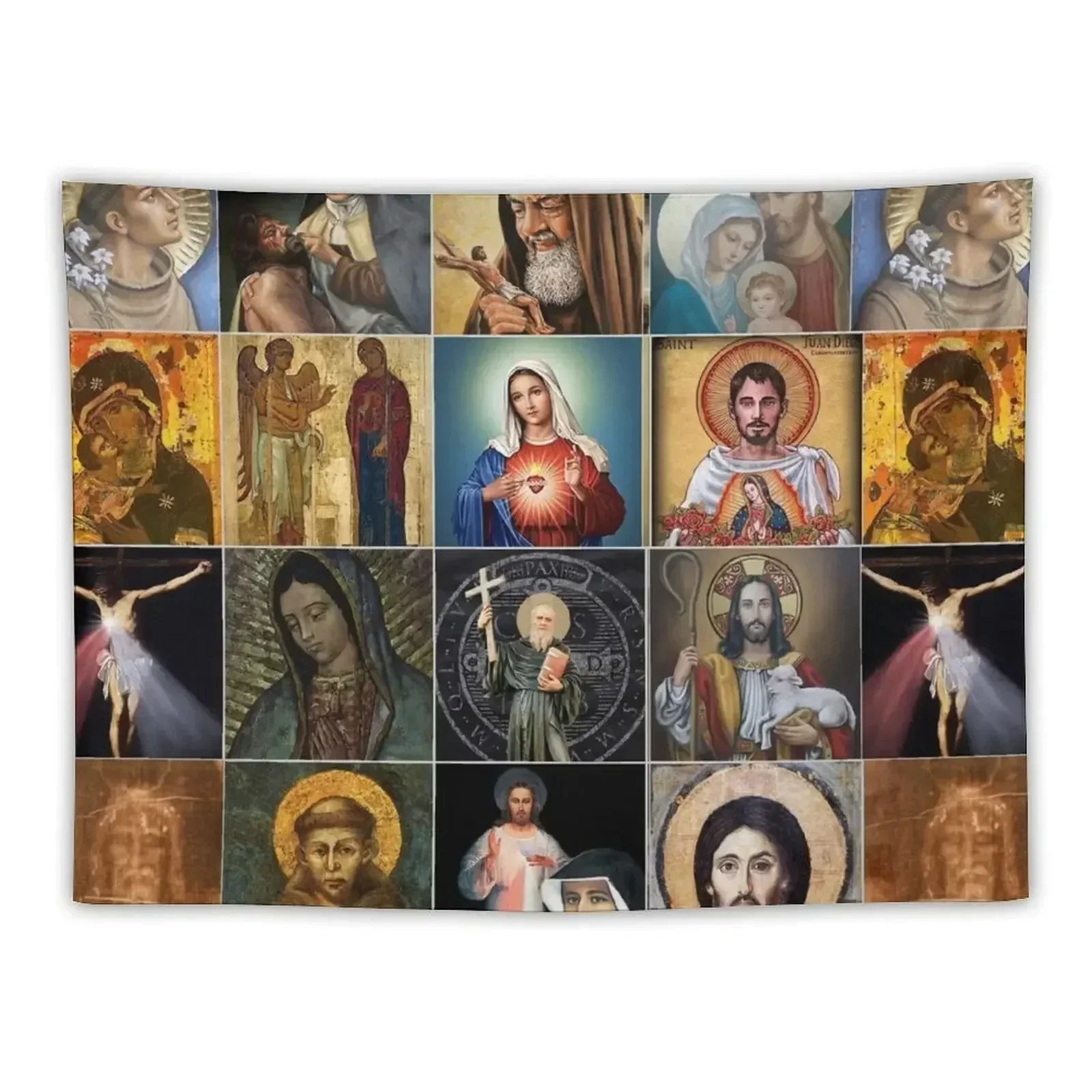 

Saints Jesus Mary I trust in You Tapestry Room Decor Carpet Wall Home Supplies Tapestry