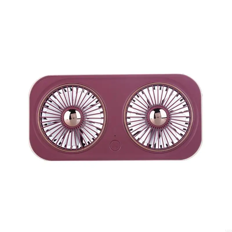 Двойной питьевой двойной для головки вентилятор беспроводной настольный вентилятор Mini Mute Fean 3 Скорость ветра N58D