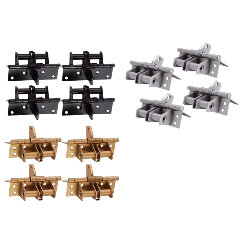 

Multiple Use Automatic Door Spring Hinges Iron Hinges for Enhances Door Security
