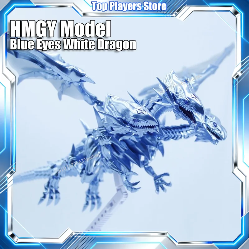 

In Stock HMGY Model Blue Eyes White Dragon Action Figure Assembly Model Kit Toy KO FRS Metallochrome Gifts