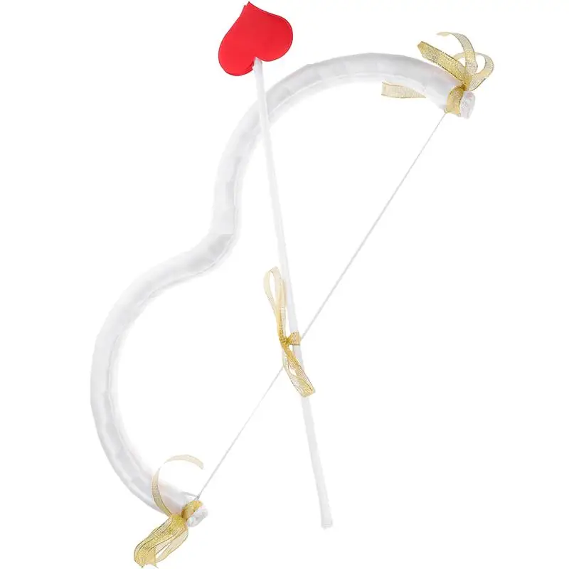 1 Set Of Cupid Arrow Bow Set Valentine Party Cupid Costume Arrow Bow Cupid Cosplay Prop Valentine Stage Performance Cosplay