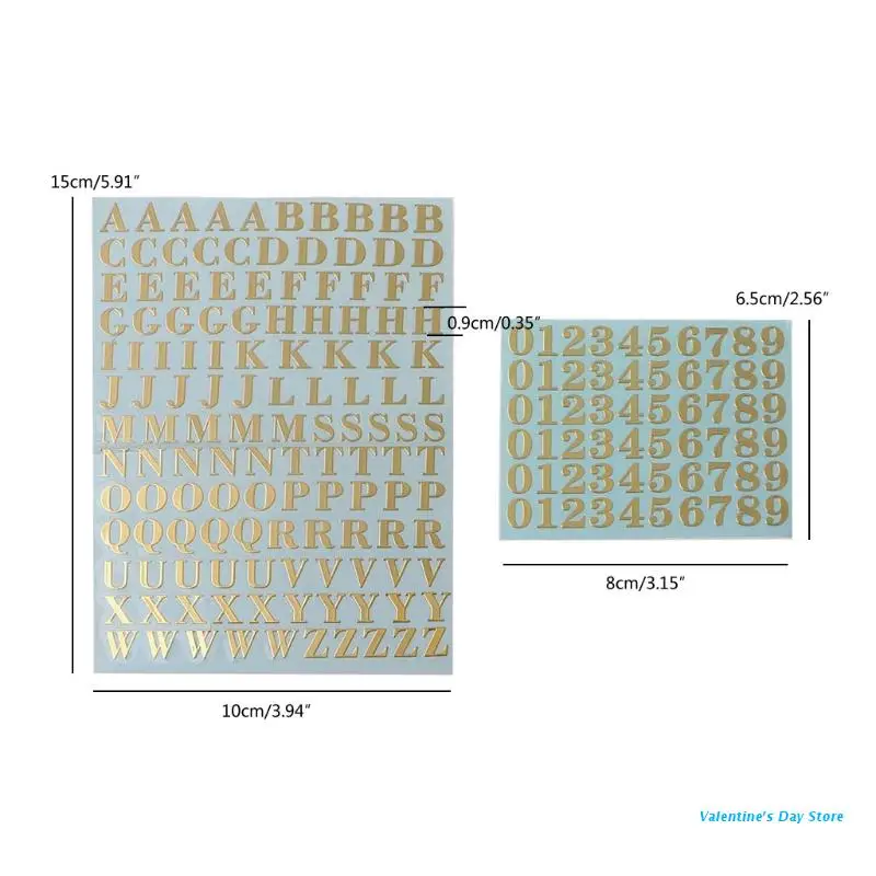 2piece Letter Stickers Self Adhesive Alphabet Stickers Self Adhesive Letters Gift Drop Shipping