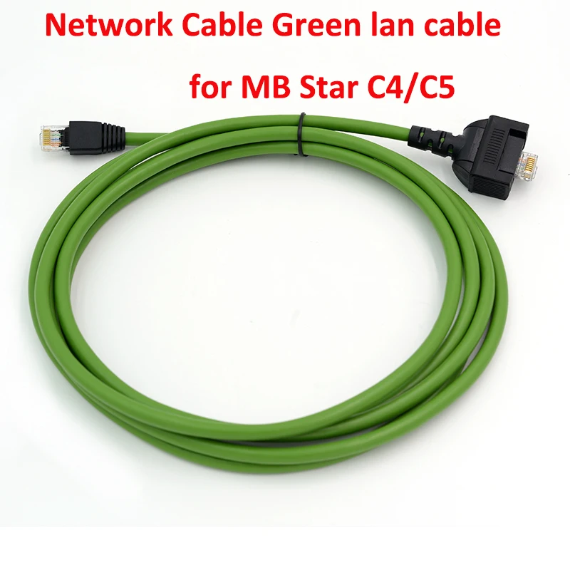 Green Lan Cable  for MB Star C4 Car Diagnostic Tool SD C4 Network Cable for C4 SD Compact 4 Car Diagnosis Scanner