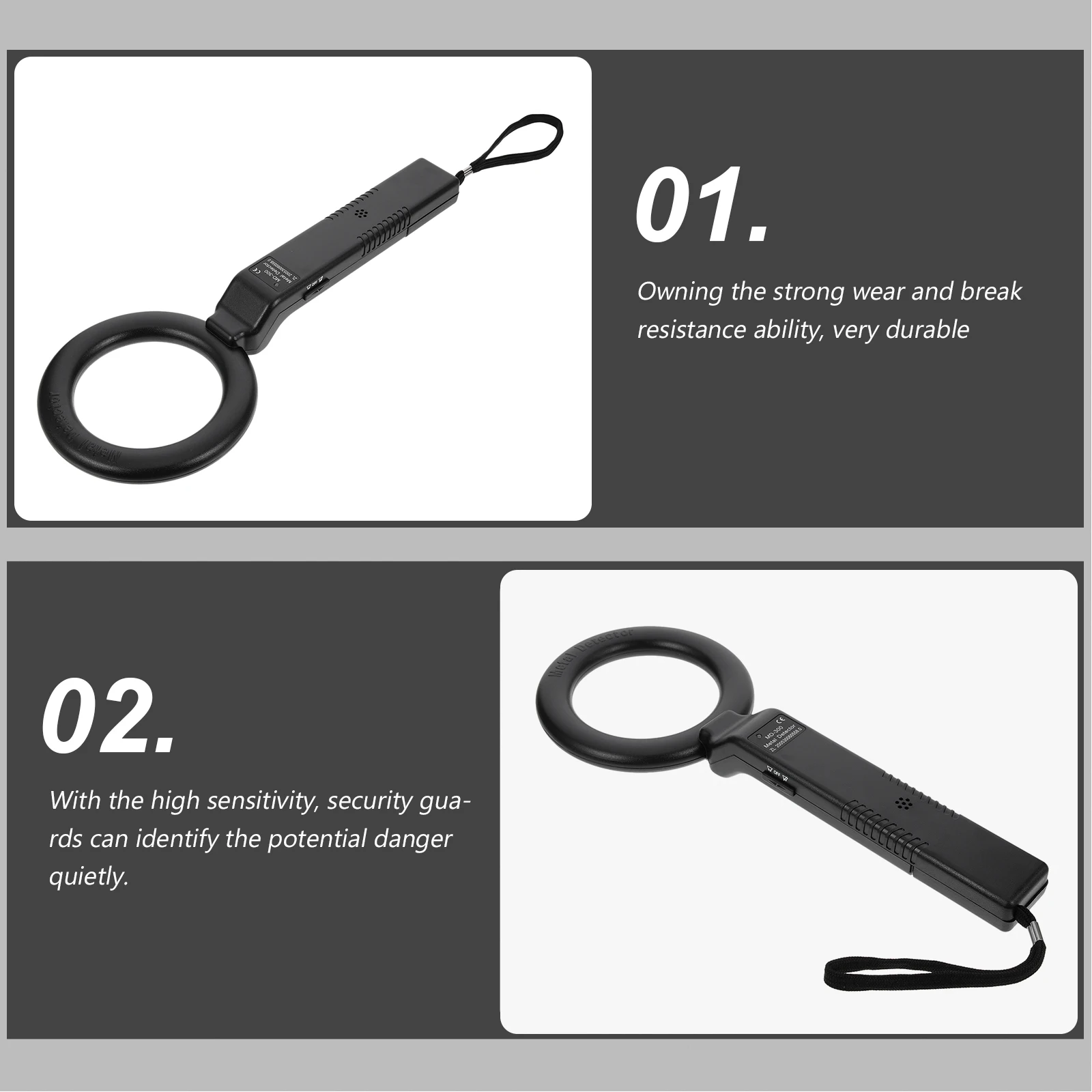 Handheld Metal High Accuracy Security for Hotel Examination Room Metal Stud Finder Safety Inspection Scanner