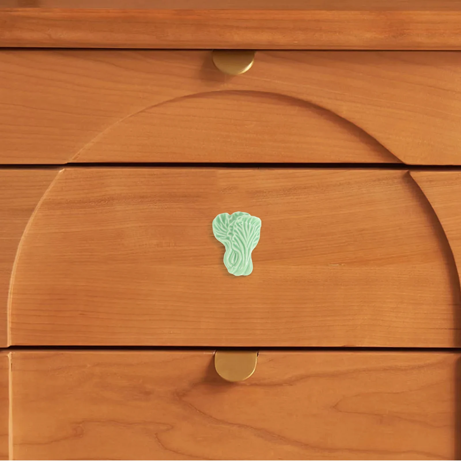 

Cartoon Cabinet Knobs Cute Ceramic Drawer Pulls Kids Room Furniture Dresser Handles Kitchen Bathroom Hardware Green