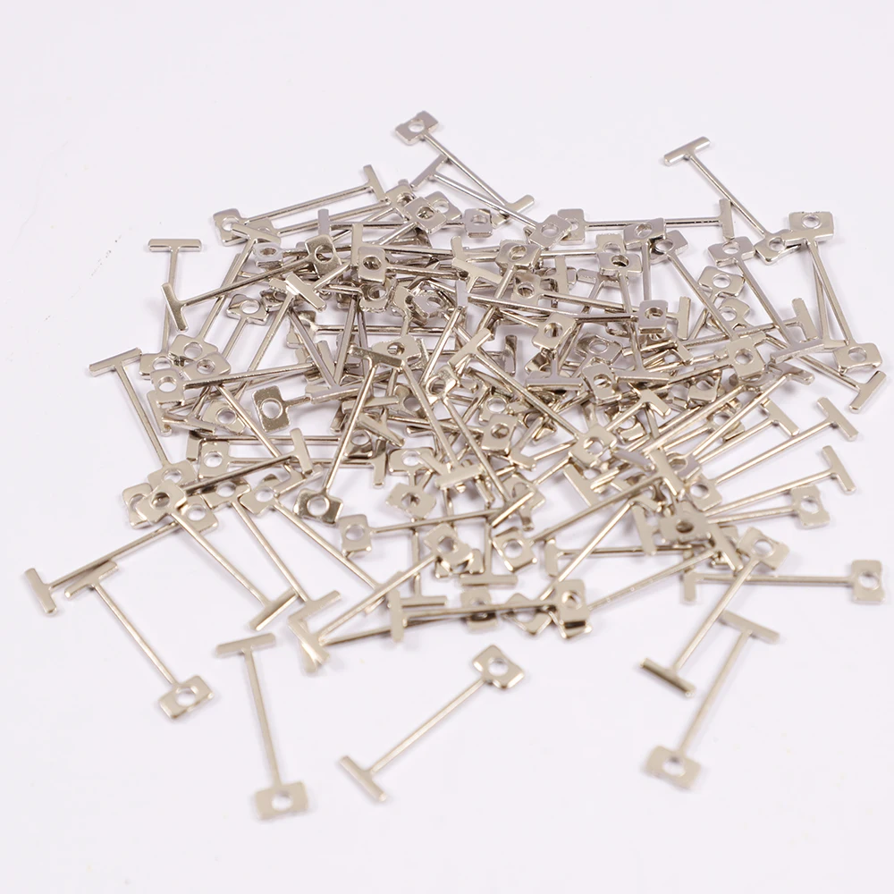 100Pcs 1.5mm Replacement Steel Needles Tile Leveling System Level Wedges Locator Device Tiles Positioning Construction Tool