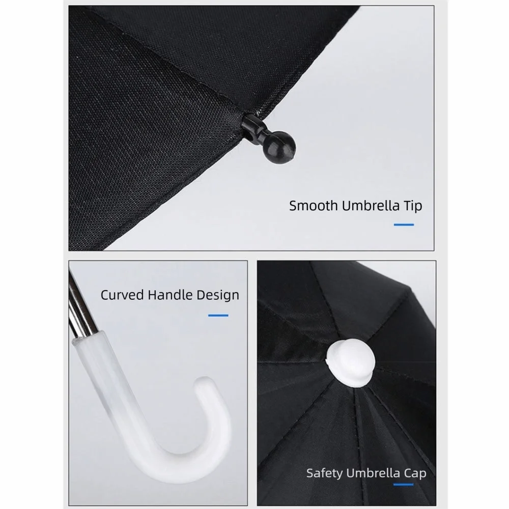 Suction Cup Holder Mini Phone Umbrella Anti-Reflective Screen Waterproof Phone Umbrella Sun Shade UV Protection Windproof