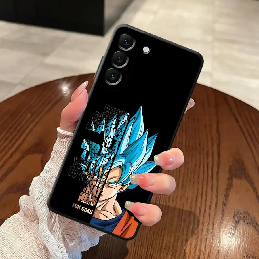 

Black Soft Phone Cover Case for Samsung Galaxy A06 A70 A04 A20 A13 A03 A50 A30 A15 A40 A16 A10 A12 A05 Dragon Ball Goku Dragons