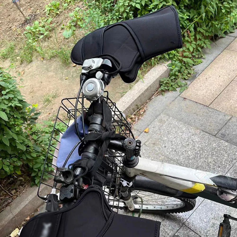 

1Pair Motorcycle Handlebar Mitts Warm Waterproof Cold-Proof Hand Warmers for Bike Scooter Electric Motorbike Winter Riding