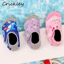 Summer Shark Rabbit Boys Girls Aqua pantofole Cartoon Beach Shoes For Children Barefoot Swimming pantofole antiscivolo per bambini