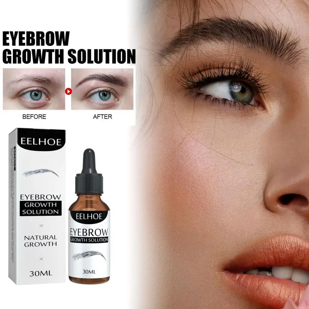 30ml Useful Promote Growth Eyebrows Growth Solution Eyebrows Growth Solution Ganoderma  Eyebrow Care