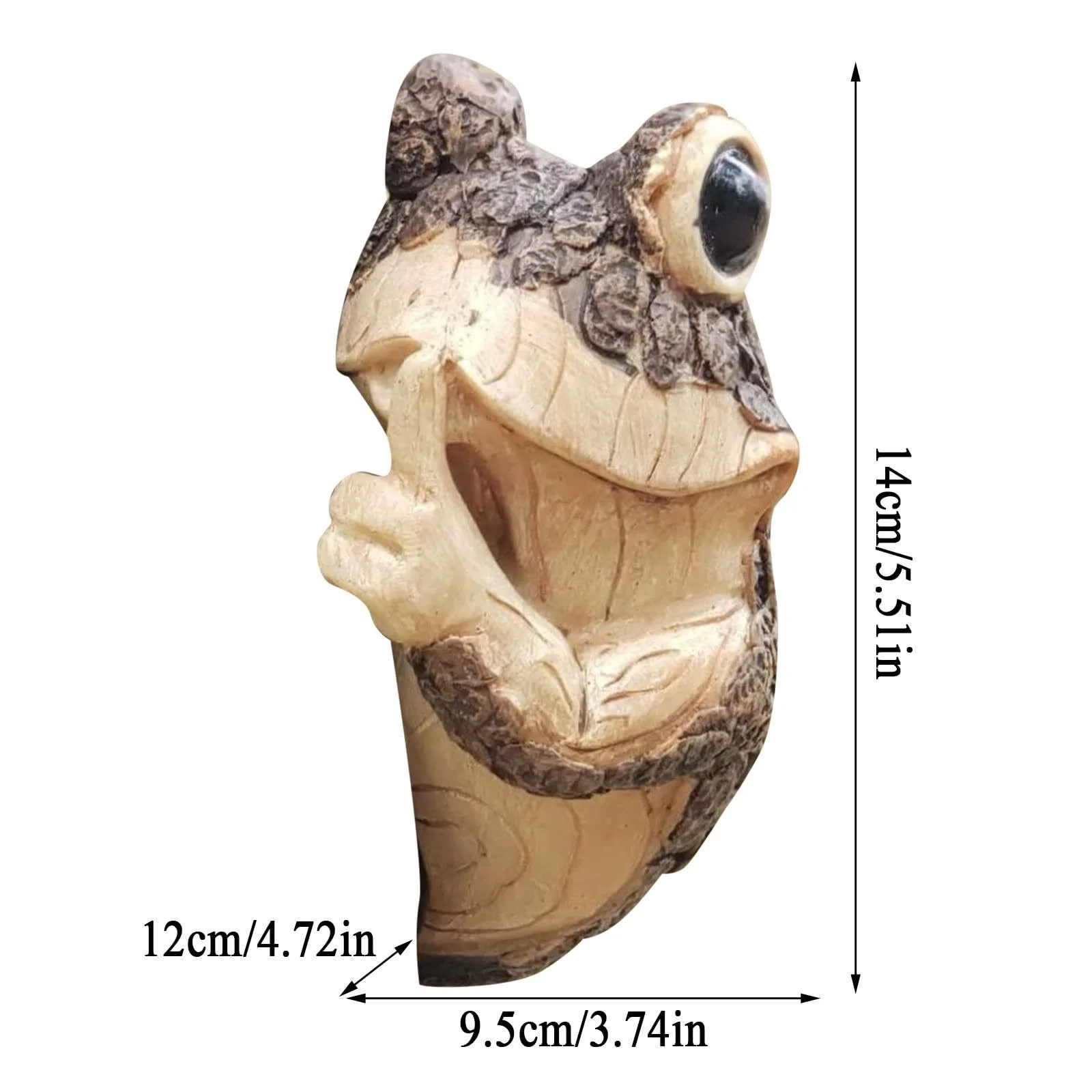 New Simulation Funny Tree Frog Creative Garden Courtyard Decoration Bonsai Landscaping Home Resin Crafts Garden Decor Figurines
