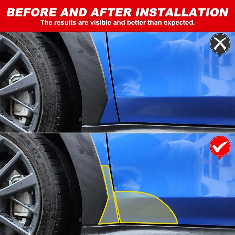 TPU Car For Subaru WRX 2022-2026 Front Rear Door Rock Chip Rocker Panel Paint Protection Film Trim Sticker Accessories